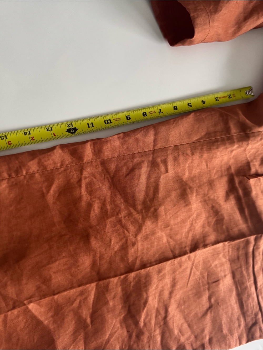 Plus-Size Rust Drawstring Culotte Trousers - Picture 8 of 9